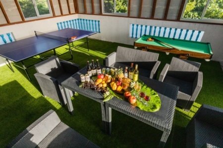 卓球＆ビリヤードができるBBQスペース☆